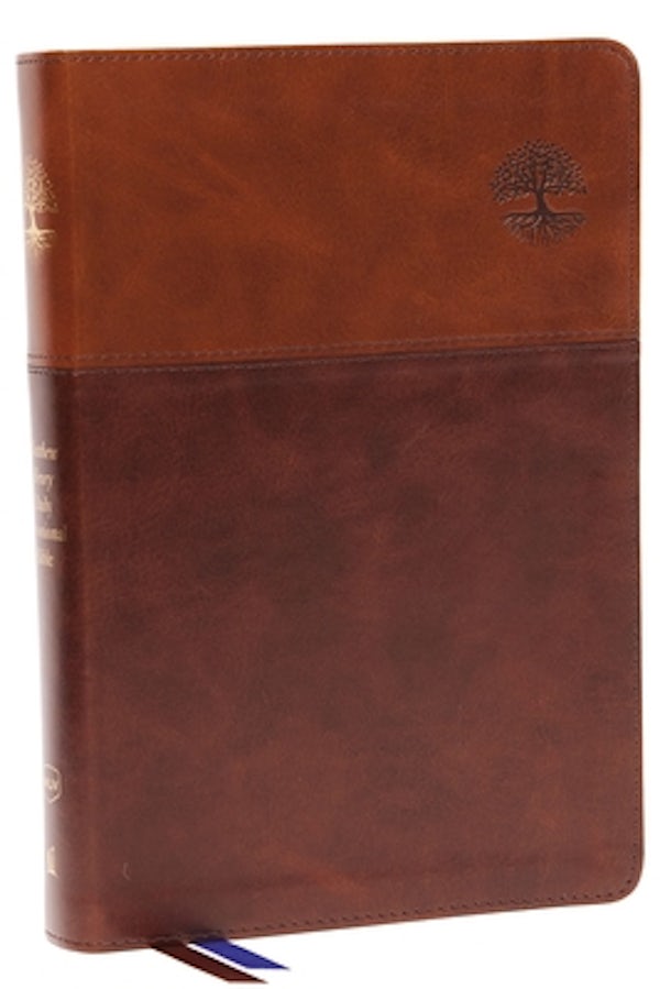 Cover image for Nkjv, Matthew Henry Daily Devotional Bible, Leathersoft, Brown, Red Letter, Thumb Indexed, Comfort Print, isbn: 9780785246671