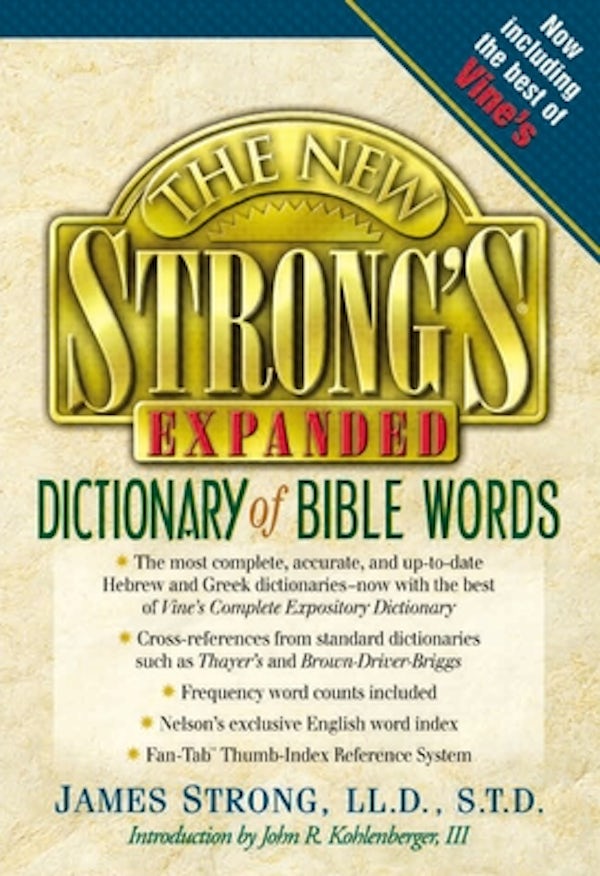 Cover image for The New Strong's Expanded Dictionary of Bible Words, isbn: 9780785246763