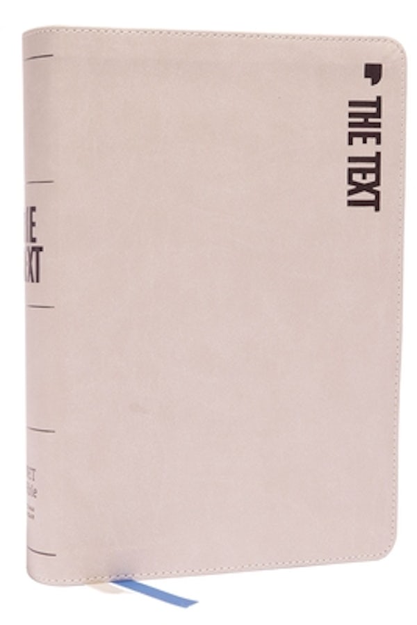 Cover image for The Text Bible: Uncover the Message Between God, Humanity, and You (Net, Stone Leathersoft, Comfort Print), isbn: 9780785248347