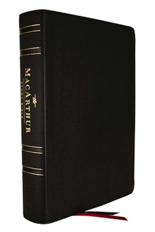 Cover image for Nasb, MacArthur Study Bible, Black Genuine Leather, 1995 Text, Comfort Print, isbn: 9780785248514