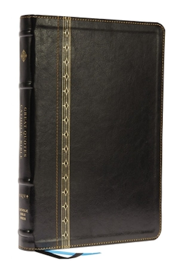Cover image for Nrsvce, Great Quotes Catholic Bible, Leathersoft, Black, Comfort Print, isbn: 9780785251125