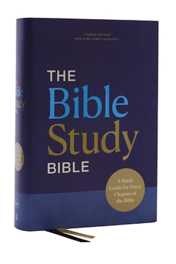 Cover image for Nkjv, the Bible Study Bible, Hardcover, Comfort Print, isbn: 9780785253235