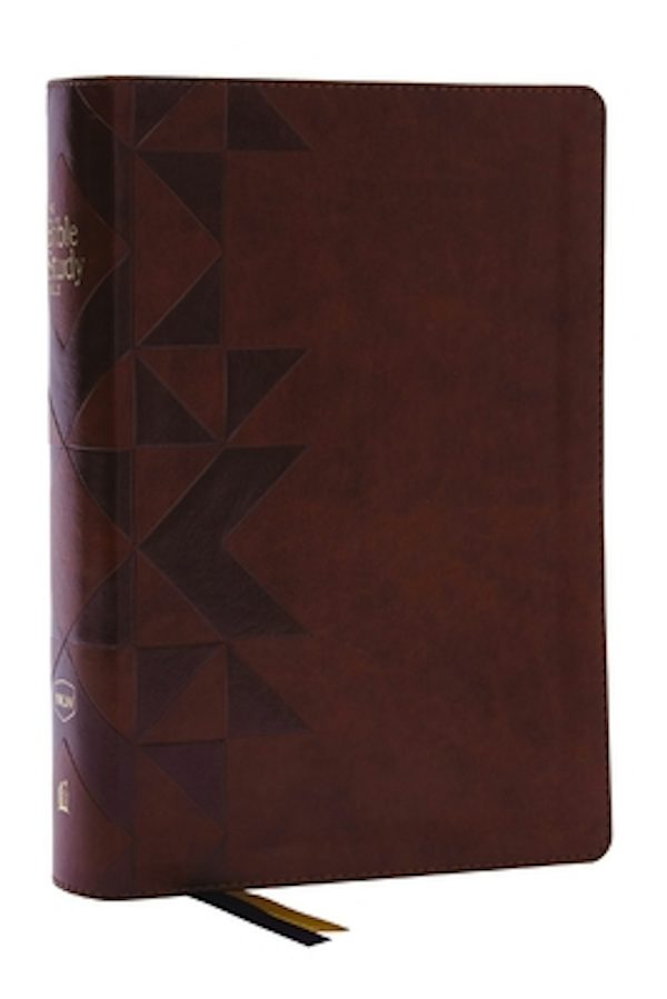 Cover image for Nkjv, the Bible Study Bible, Leathersoft, Brown, Comfort Print, isbn: 9780785253358