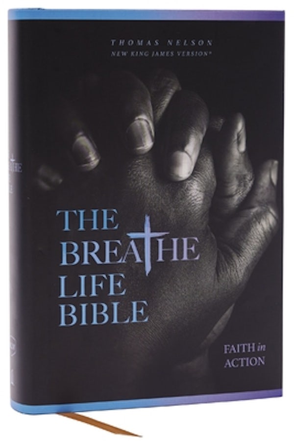 Cover image for The Breathe Life Holy Bible: Faith in Action (Nkjv, Hardcover, Red Letter, Comfort Print), isbn: 9780785263081