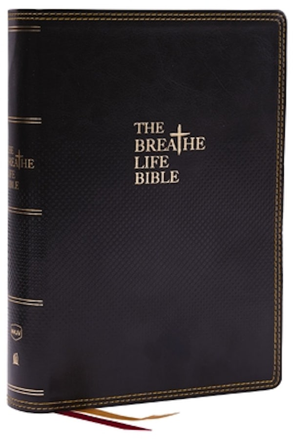 Cover image for The Breathe Life Holy Bible: Faith in Action (Nkjv, Black Leathersoft, Thumb Indexed, Red Letter, Comfort Print), isbn: 9780785263364