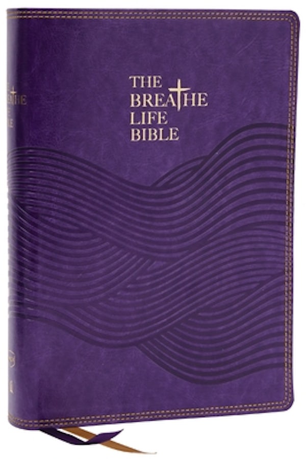 Cover image for The Breathe Life Holy Bible: Faith in Action (Nkjv, Purple Leathersoft, Thumb Indexed, Red Letter, Comfort Print), isbn: 9780785263609