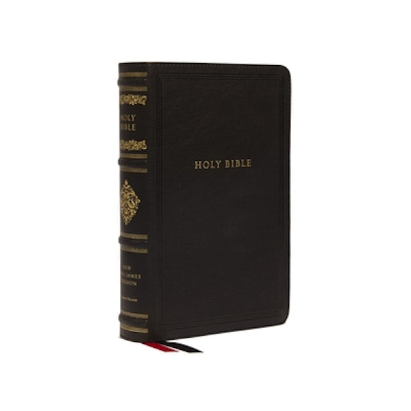 Cover image for Nkjv, Personal Size Reference Bible, Sovereign Collection, Leathersoft, Black, Red Letter, Comfort Print, isbn: 9780785264903
