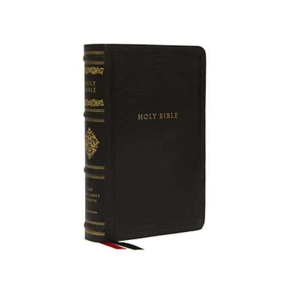 Cover image for Nkjv, Personal Size Reference Bible, Sovereign Collection, Leathersoft, Black, Red Letter, Comfort Print, isbn: 9780785264903