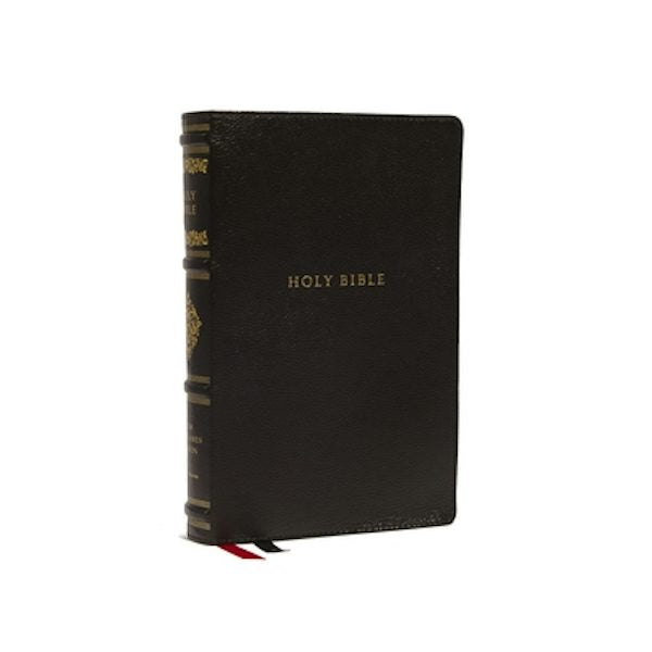 Cover image for Nkjv, Personal Size Reference Bible, Sovereign Collection, Genuine Leather, Black, Red Letter, Comfort Print, isbn: 9780785265344