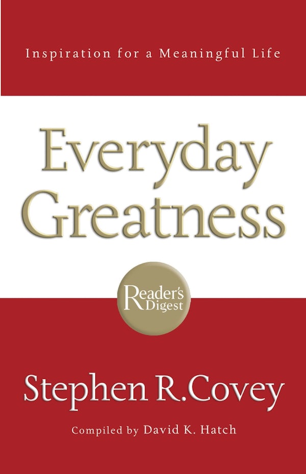 Cover image for The Everyday Greatness, isbn: 9780785289593