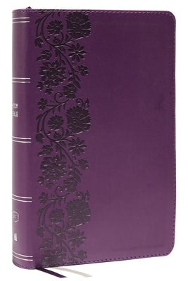 Cover image for KJV Holy Bible: Large Print Single-Column with 43,000 End-Of-Verse Cross References, Purple Leathersoft, Personal Size, Red Letter, (Thumb Indexed): King James Version, isbn: 9780785291114