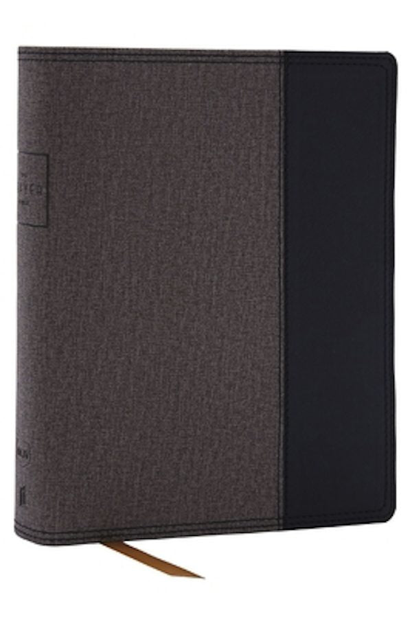 Cover image for The Prayer Bible: Pray God's Word Cover to Cover (Nkjv, Black/Gray Leathersoft, Red Letter, Comfort Print), isbn: 9780785291190