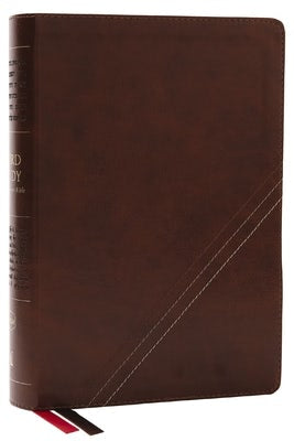 Cover image for Nkjv, Word Study Reference Bible, Leathersoft, Brown, Red Letter, Comfort Print, isbn: 9780785292838