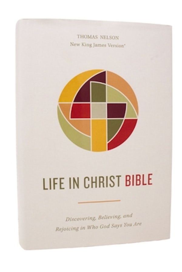 Cover image for Life in Christ Bible: Discovering, Believing, and Rejoicing in Who God Says You Are (Nkjv, Hardcover, Red Letter, Comfort Print), isbn: 9780785295709