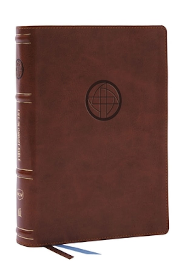 Cover image for Life in Christ Bible: Discovering, Believing, and Rejoicing in Who God Says You Are (Nkjv, Brown Leathersoft, Thumb Indexed, Red Letter, Comfort Print), isbn: 9780785296065