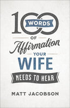 Cover image for 100 Words of Affirmation Your Wife Needs to Hear, isbn: 9780800736644