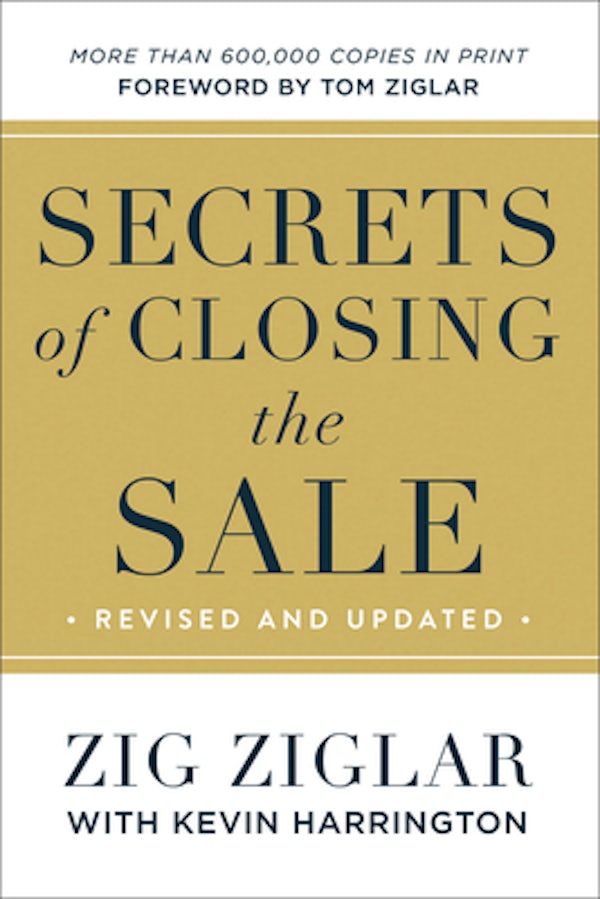 Cover image for Secrets of Closing the Sale, isbn: 9780800737900