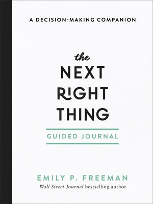 Cover image for The Next Right Thing Guided Journal, isbn: 9780800739775