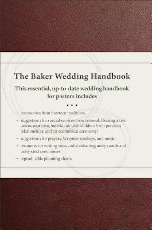 Cover image for The Baker Wedding Handbook, isbn: 9780801019678