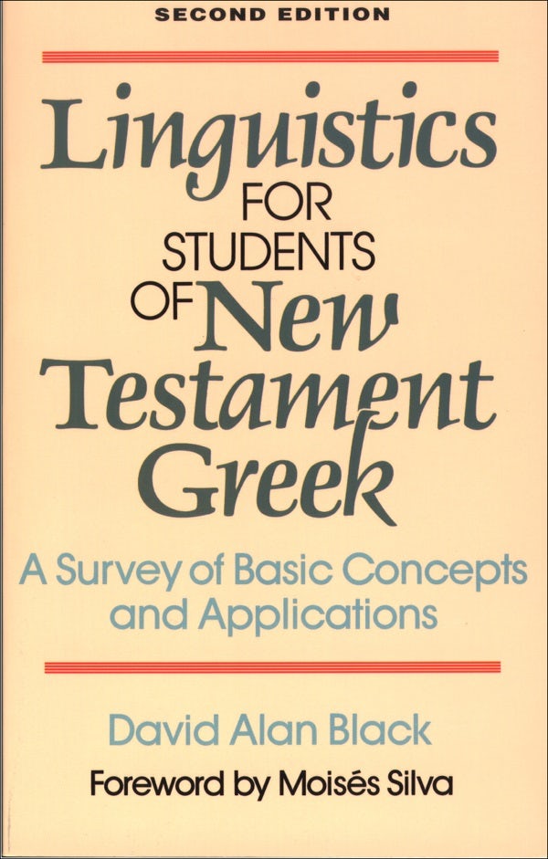 Cover image for Linguistics for Students of New Testament Greek, isbn: 9780801020162
