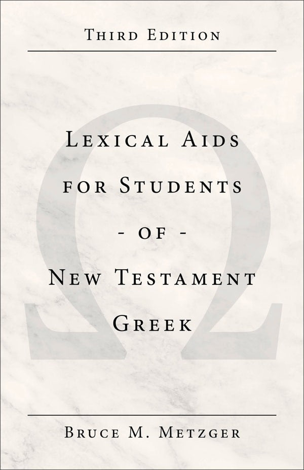 Cover image for Lexical AIDS for Students of New Testament Greek, isbn: 9780801021800
