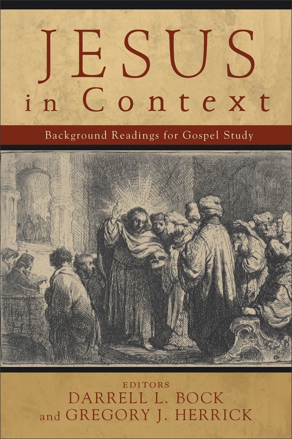 Cover image for Jesus in Context, isbn: 9780801027192