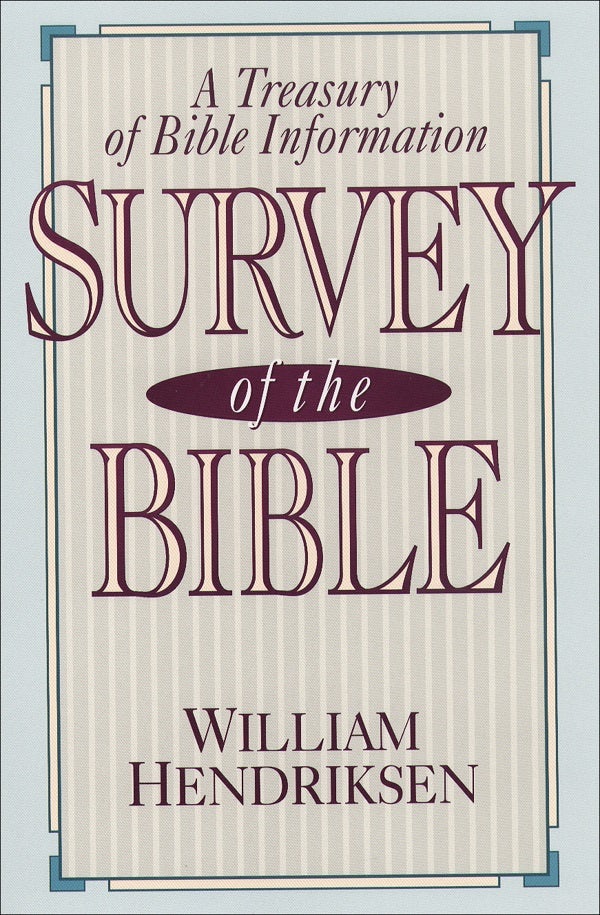 Cover image for Survey of the Bible, isbn: 9780801054150