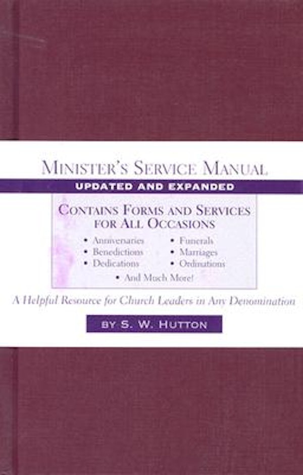 Cover image for Minister's Service Manual, isbn: 9780801091667