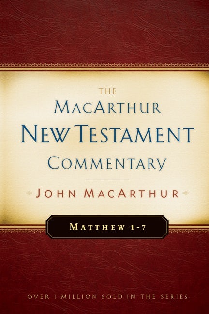 Cover image for Matthew 1-7 MacArthur New Testament Commentary, isbn: 9780802407559