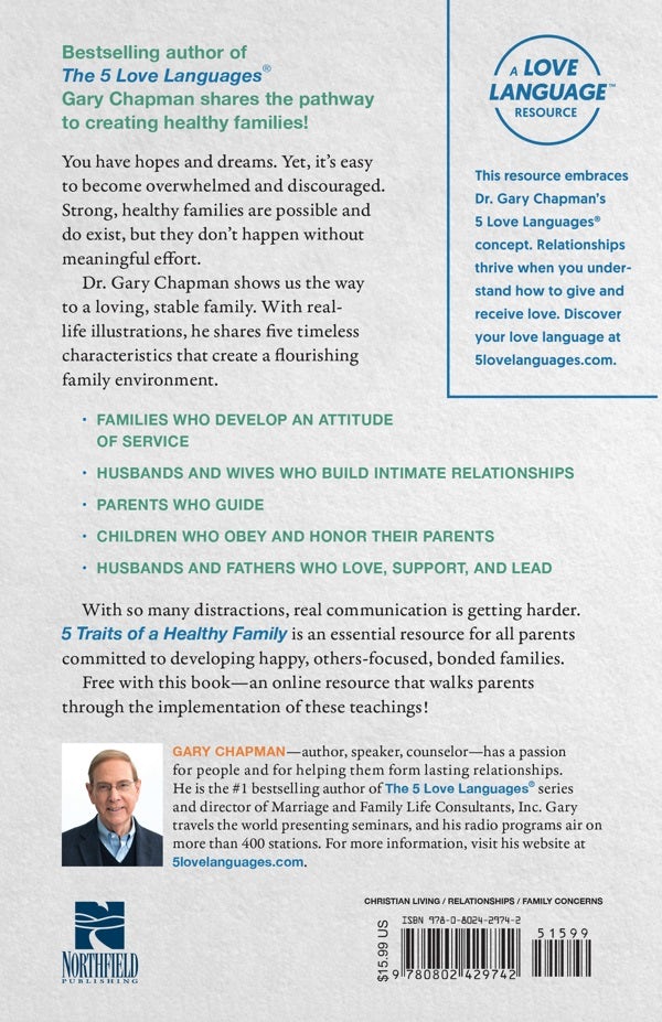 Cover image for 5 Traits of a Healthy Family, isbn: 9780802429742