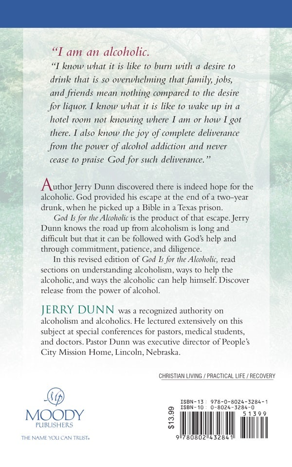 Cover image for God Is for the Alcoholic, isbn: 9780802432841