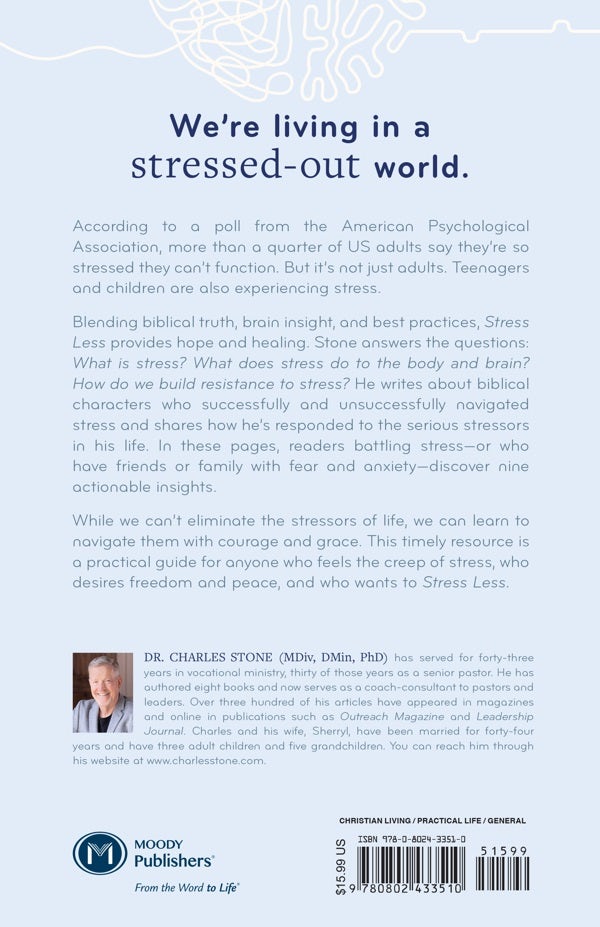 Cover image for Stress Less, isbn: 9780802433510