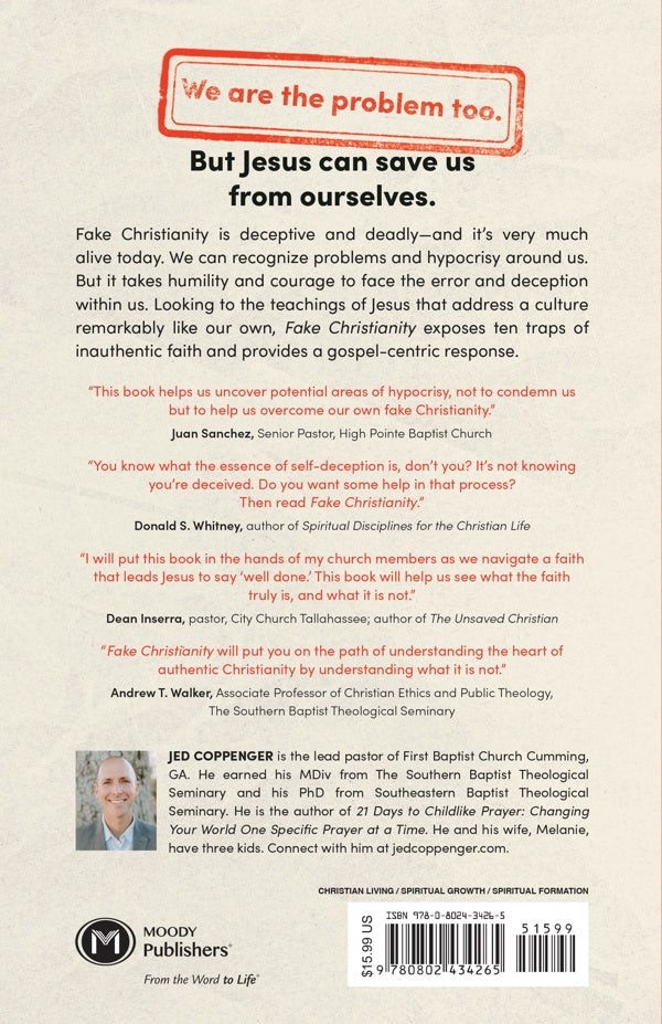 Cover image for Fake Christianity, isbn: 9780802434265