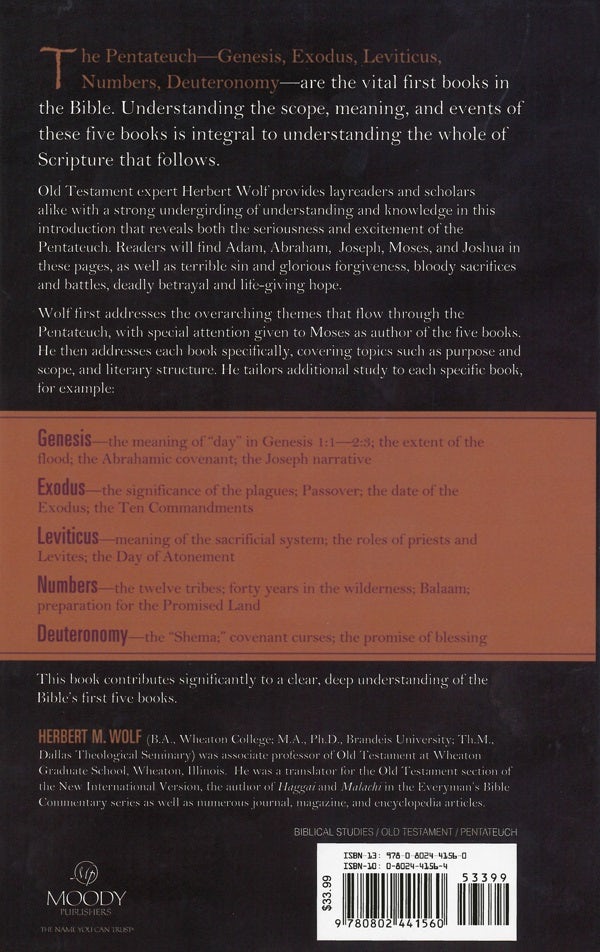 Cover image for An Introduction to the Old Testament Pentateuch, isbn: 9780802441560