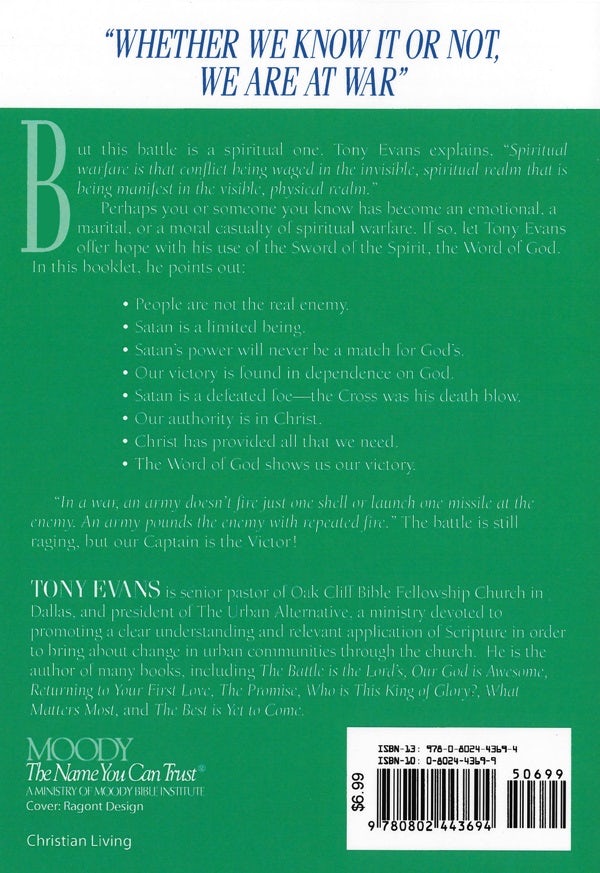 Cover image for Tony Evans Speaks Out on Spiritual Warfare, isbn: 9780802443694