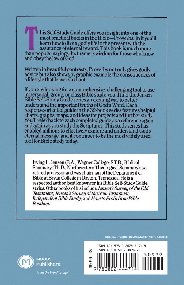 Cover image for Proverbs, isbn: 9780802444714