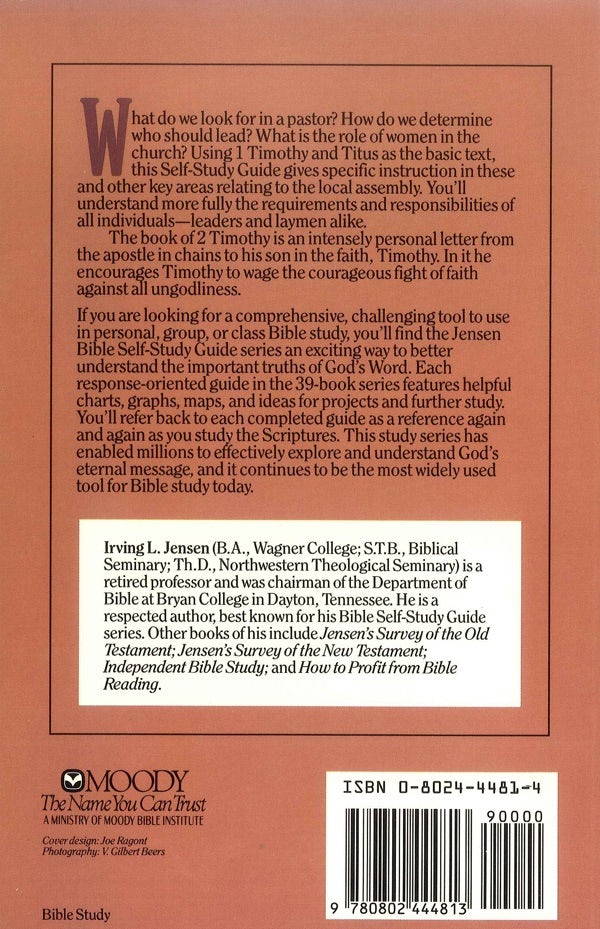 Cover image for 1 & 2 Timothy and Titus, isbn: 9780802444813