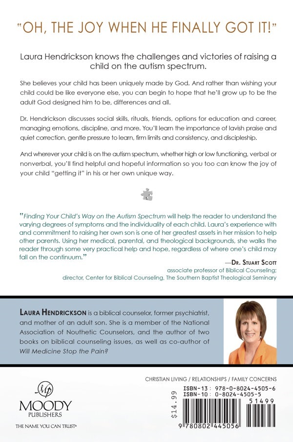 Cover image for Finding Your Child's Way on the Autism Spectrum, isbn: 9780802445056