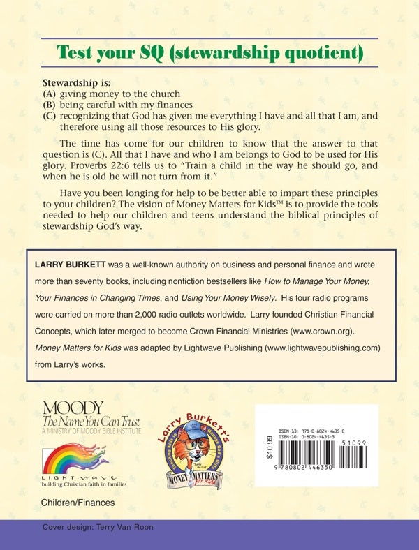 Cover image for Money Matters for Kids, isbn: 9780802446350