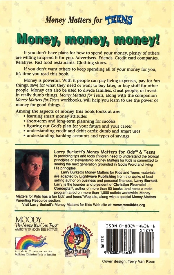 Cover image for Money Matters for Teens, isbn: 9780802446367