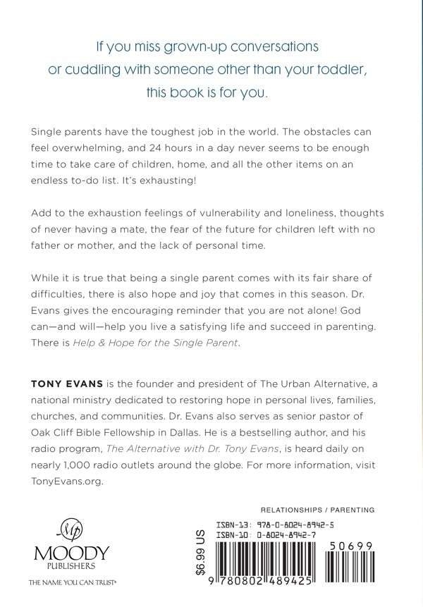 Cover image for Help & Hope for the Single Parent, isbn: 9780802489425