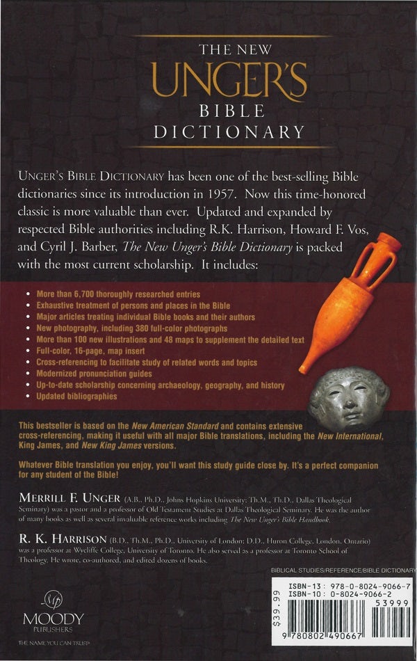 Cover image for The New Unger's Bible Dictionary, isbn: 9780802490667