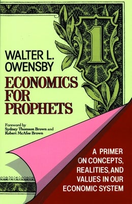 Cover image for Economics for Prophets, isbn: 9780802803573