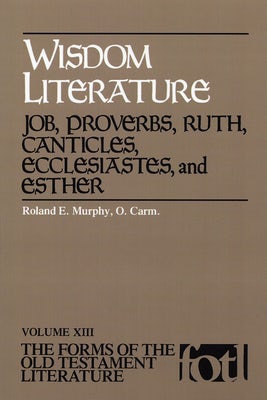 Cover image for Wisdom Literature, isbn: 9780802818775