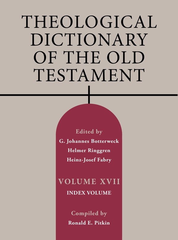 Cover image for Theological Dictionary of the Old Testament, Volume XVII, isbn: 9780802823441
