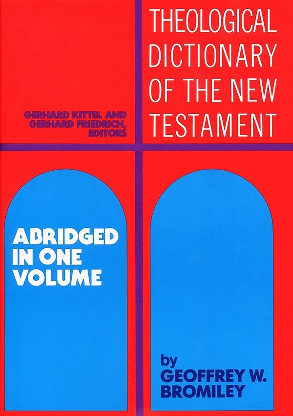 Cover image for Theological Dictionary of the New Testament, isbn: 9780802824042