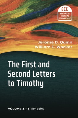 Cover image for The First and Second Letters to Timothy, Volume 1, isbn: 9780802827302