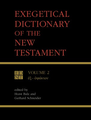 Cover image for Exegetical Dictionary of the New Testament, Vol. 2, isbn: 9780802828088