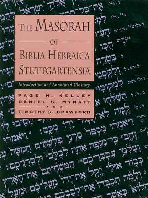 Cover image for The Masorah of Biblia Hebraica Stuttgartensia, isbn: 9780802843630