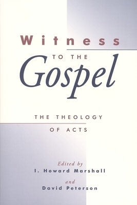 Cover image for Witness to the Gospel, isbn: 9780802844354